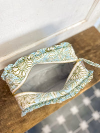 Frilly Toiletry Bag - Willow