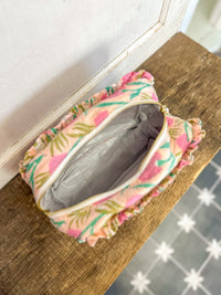 Frilly Toiletry Bag - Bloom