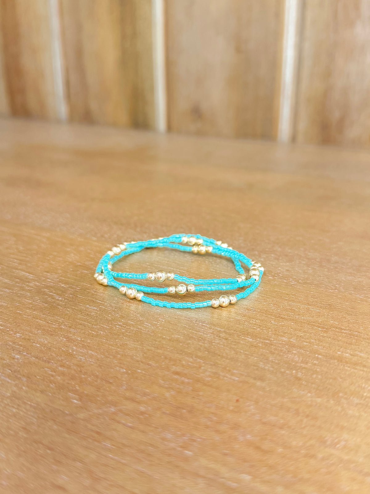 Hope Purpose Gold Bracelet - Sea Glass