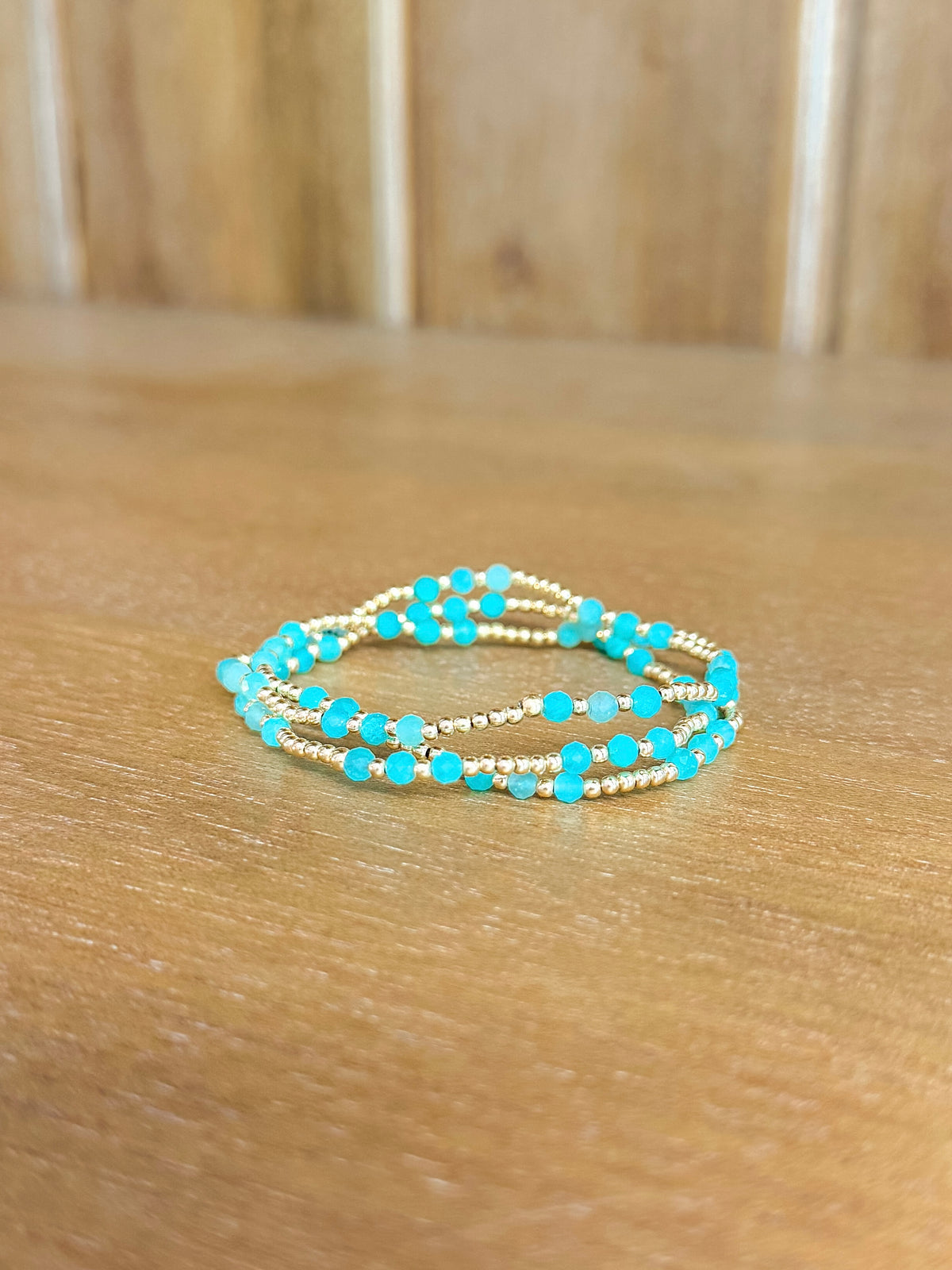 Joy Gem 3mm Bracelet - Amazonite