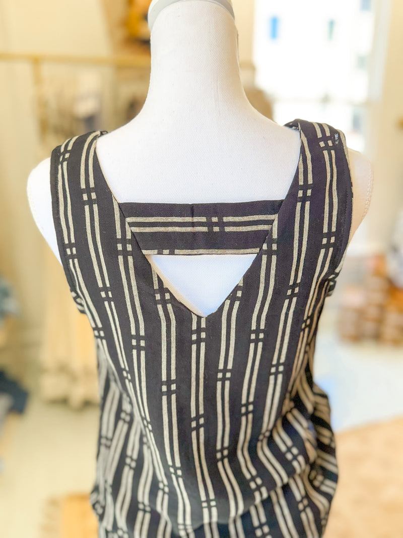 Printed Tank with Back Details