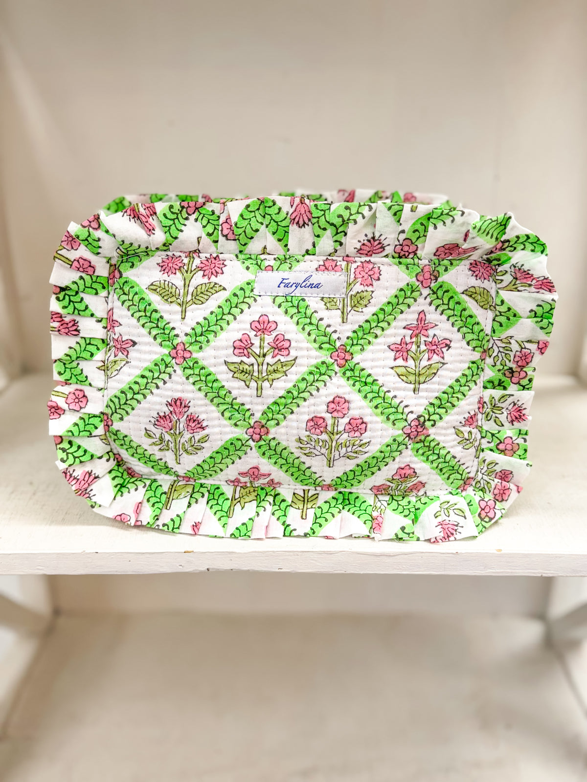 Frilly Toiletry Bag - Ivy