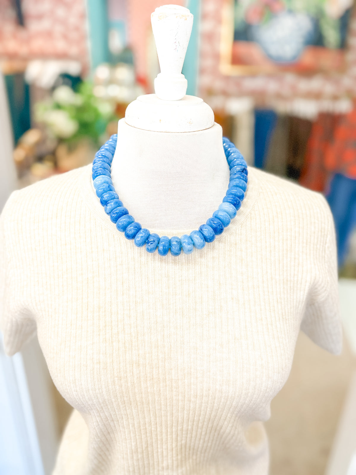 Color Crush Disc Bead Necklace