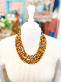 Chunky Bead Buckle Necklace