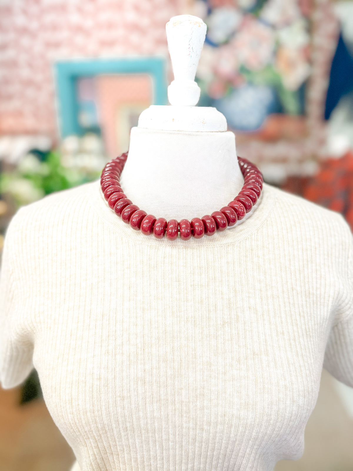 Color Crush Disc Bead Necklace