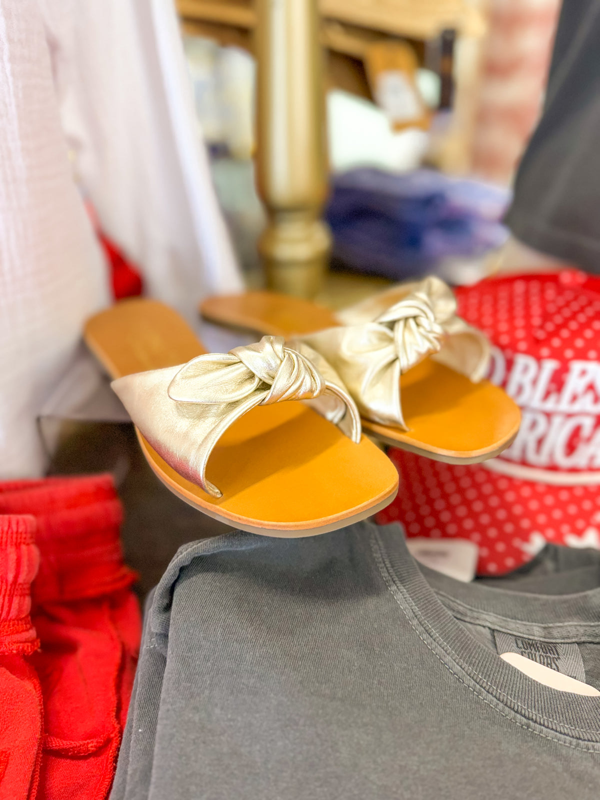 Mackenzie Gold Sandal