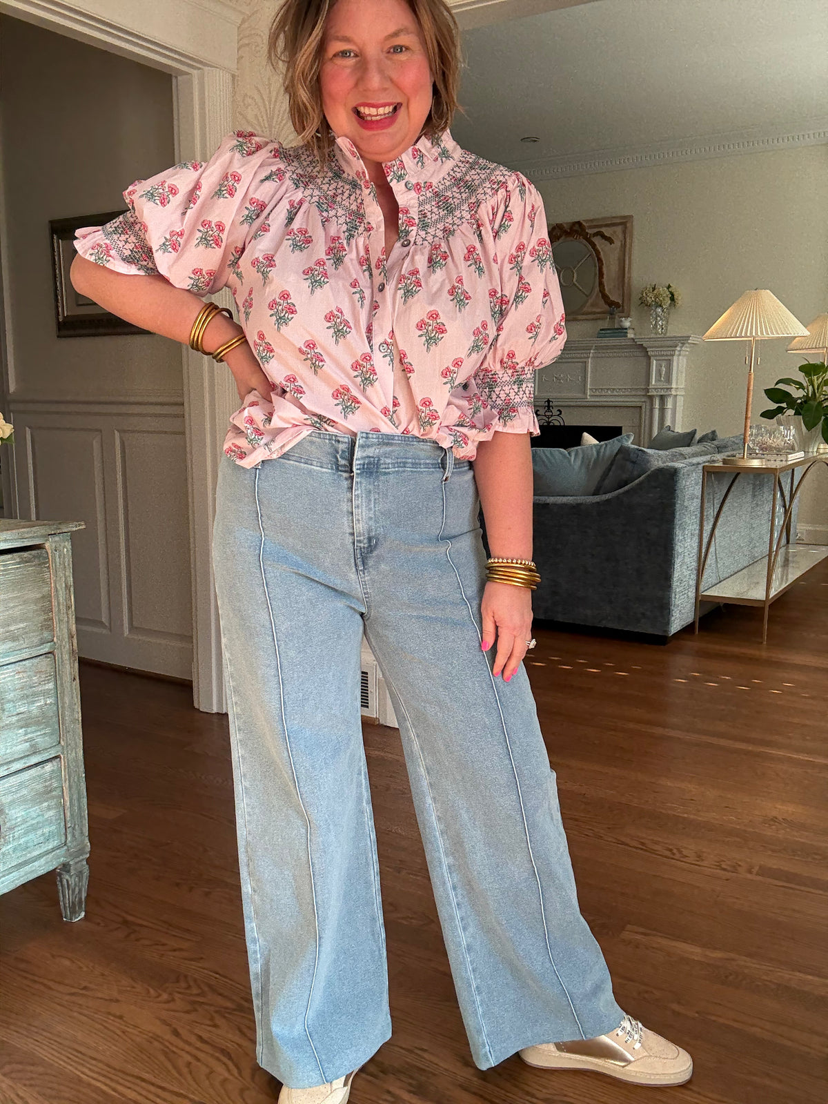 High-Rise Wide-Leg Jeans