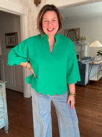Scallop Edge Top