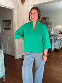 Scallop Edge Top