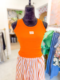 Signature "Tennessee" Heritage Patch Ribbed Tank Top