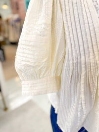 Puff Sleeve Peasant Top