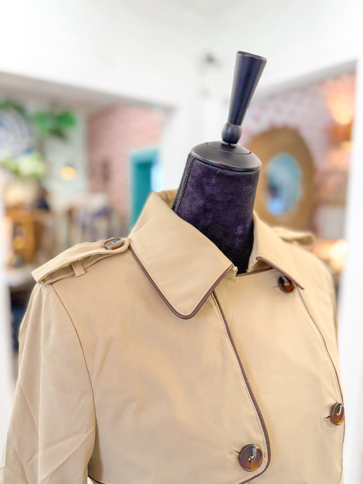 Timeless Khaki Trench Coat