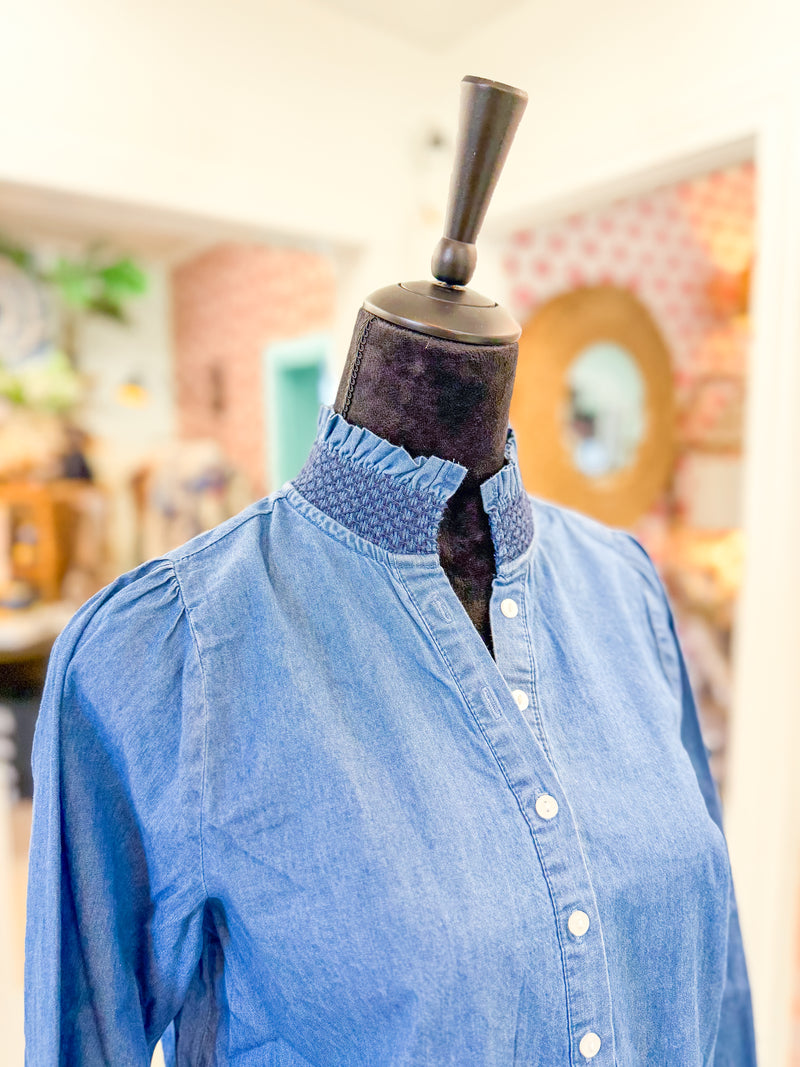 Kimberly Chambray Top