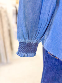 Kimberly Chambray Top
