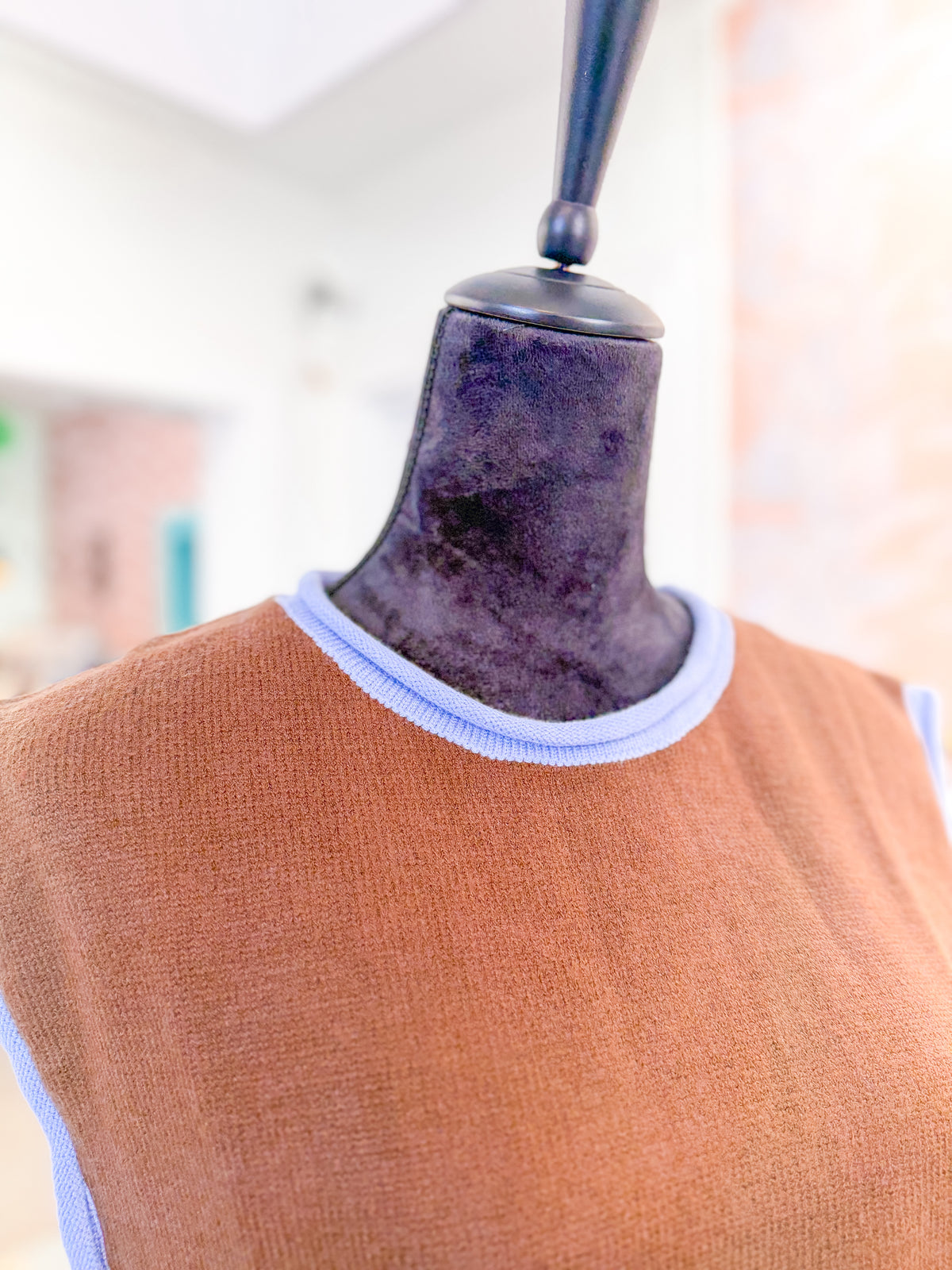 Knit Top with Trim Detail Top
