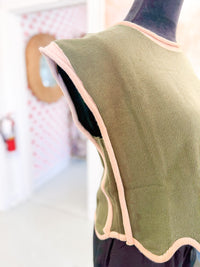 Knit Top with Trim Detail Top