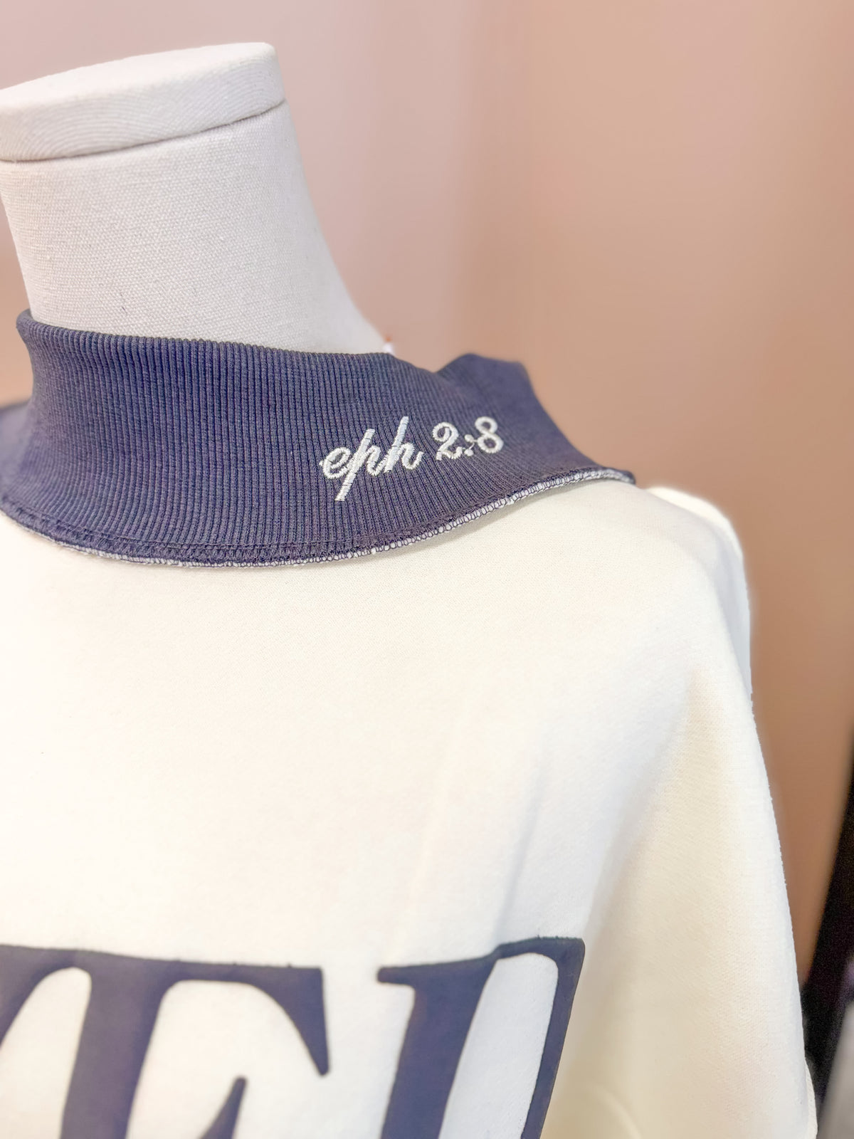 Saved By Grace Mockneck Sweatshirt
