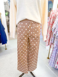 Latte Polka Dot Pant