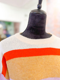 Fall Color Blocked Sweater