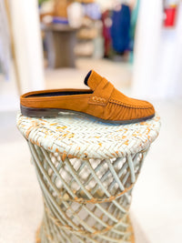 Slip on Tan Suede Loafer