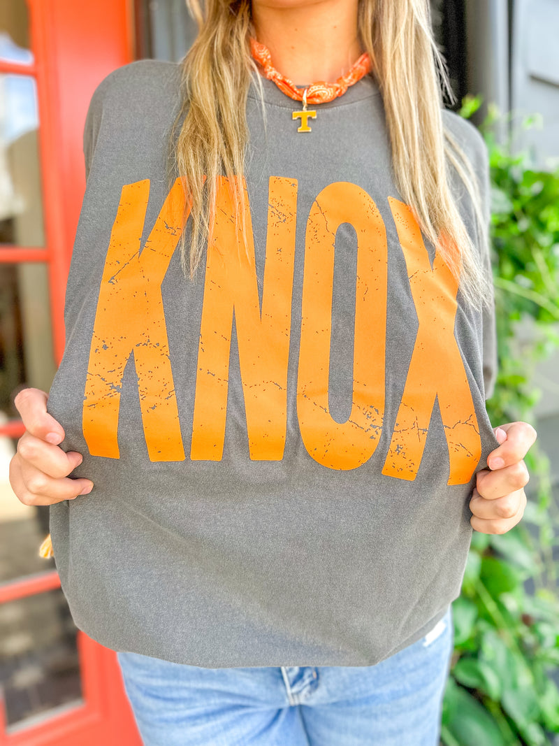The Clandestine Underground - Knoxville, Tennessee Oversized TShirt (Orange)