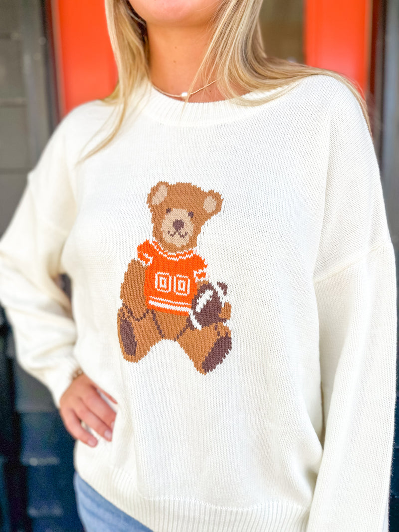 Tennessee Gameday Sweater - Football Bear