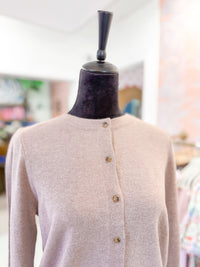 Button Down Cardigan -  Mocha