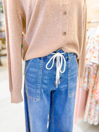 The Riley Drawstring Jean