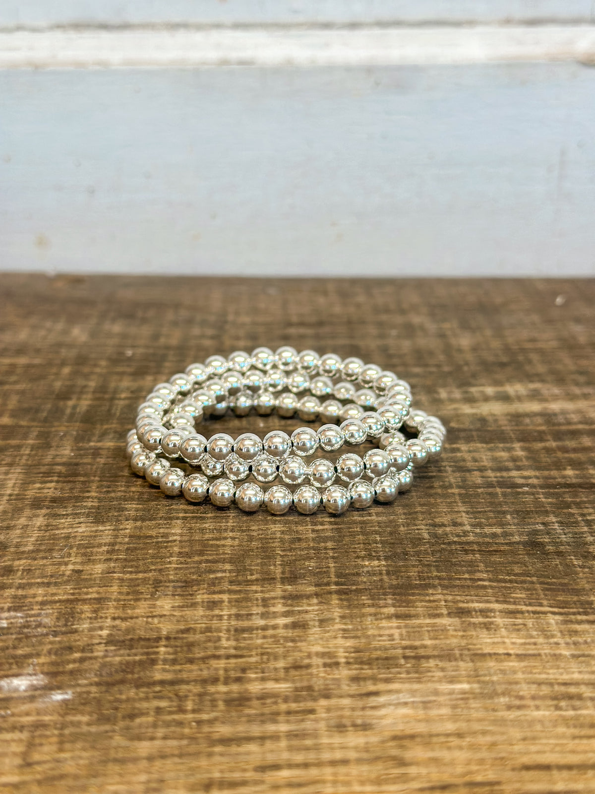 Classic Sterling 6mm Bead Bracelet