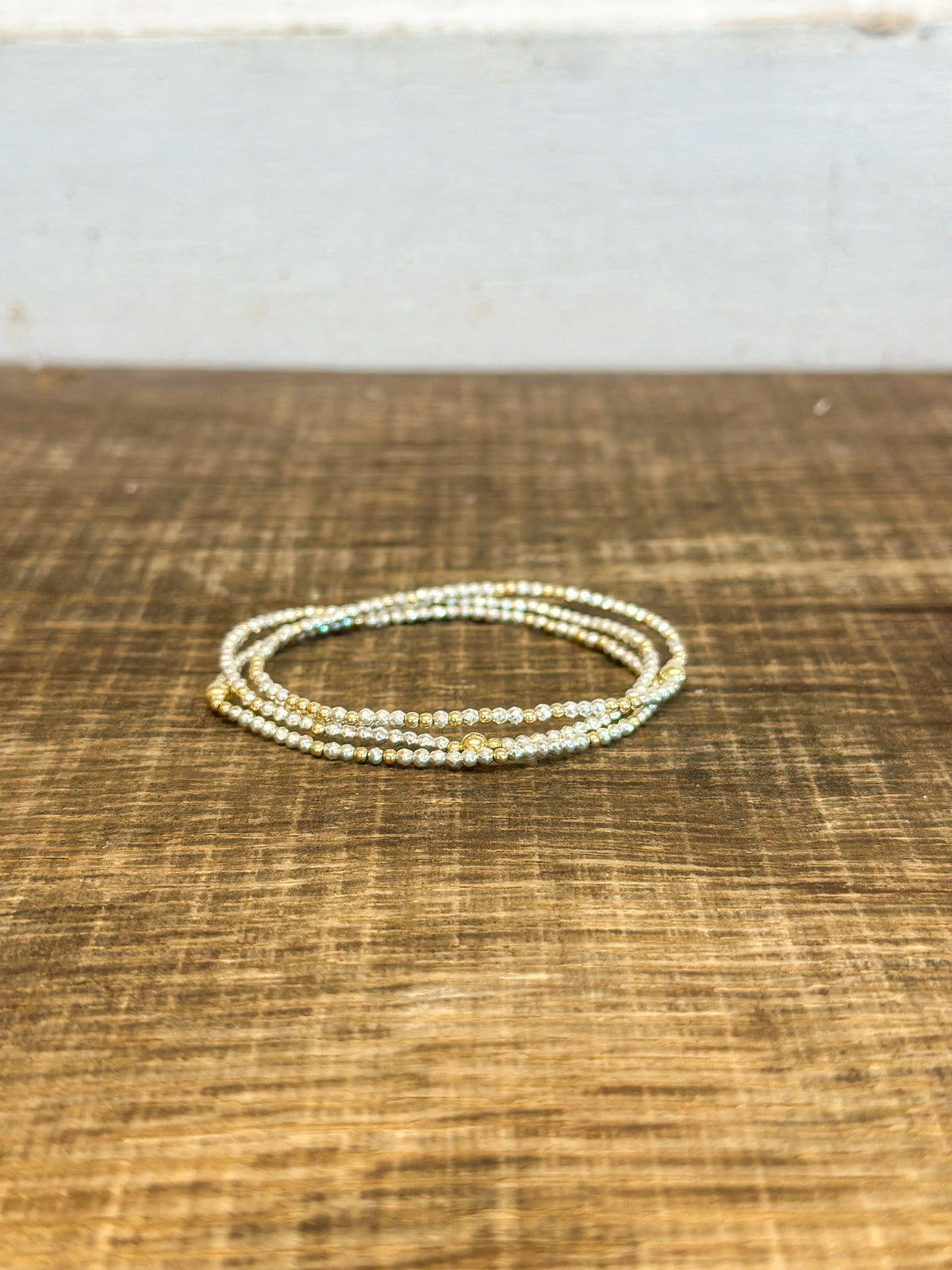 Hope Unwritten Bright Silver Faceted Hematite 2mm Bead Bracelet