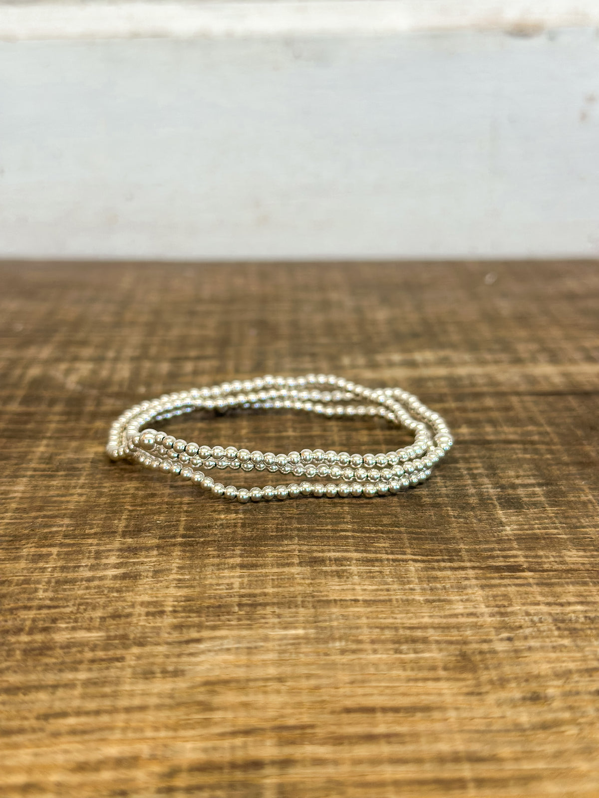 Classic Sterling 2.5mm Bead Bracelet