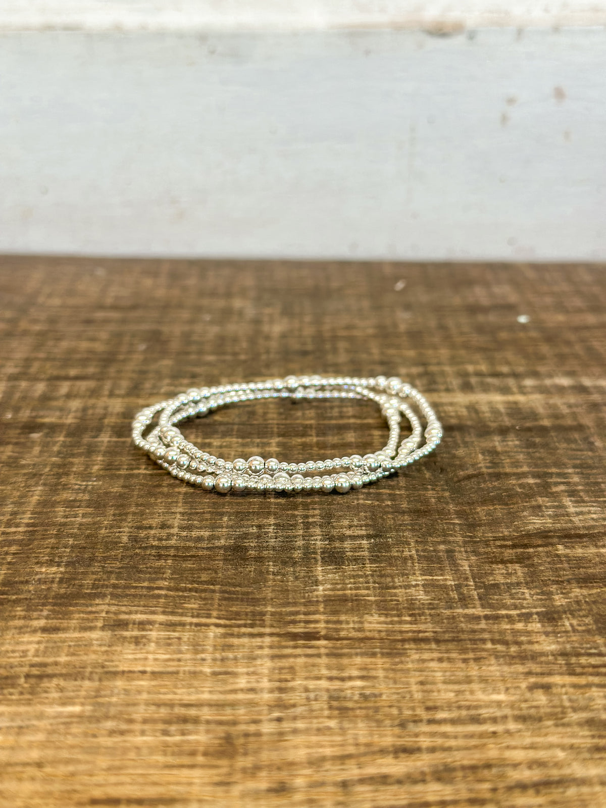 Purpose Sterling 4mm Bead Bracelet