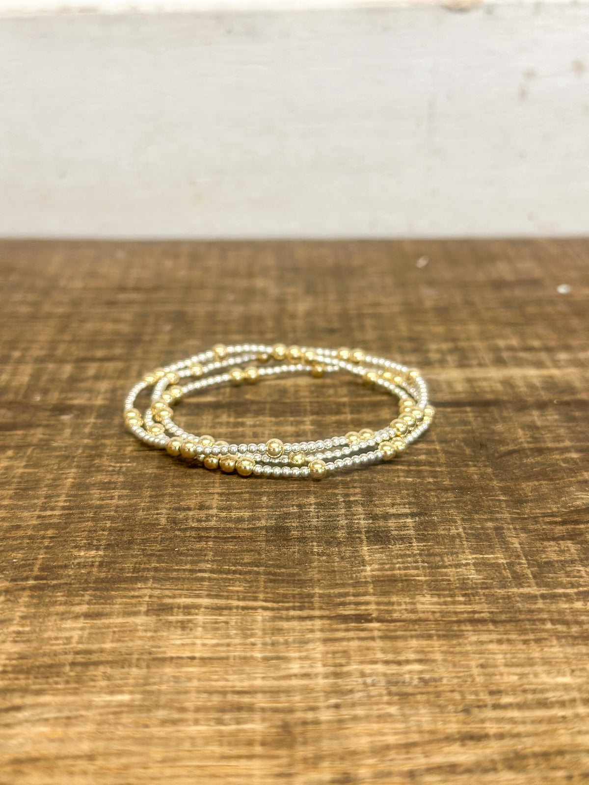 Hope Unwritten 4mm Bead Bracelet - Mixed Metal