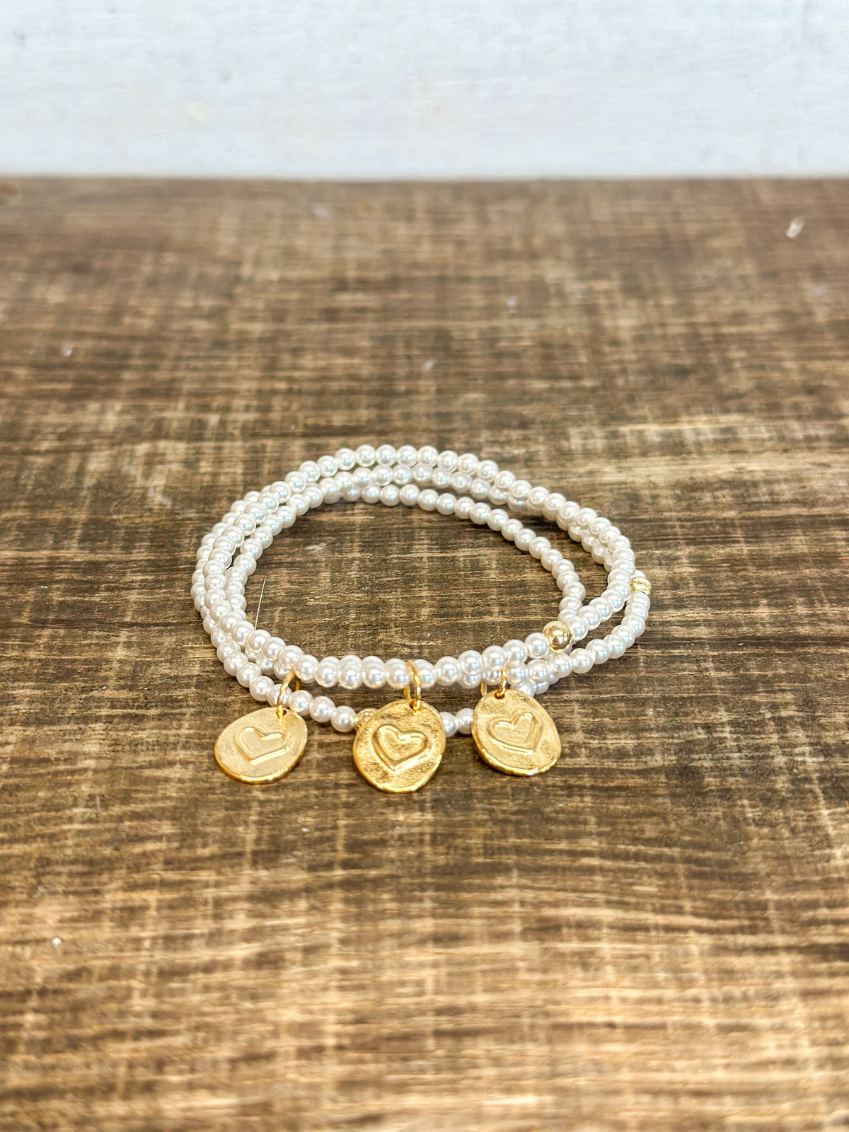 Classic Pearl 3mm Bead Bracelet- Inspire Love Small