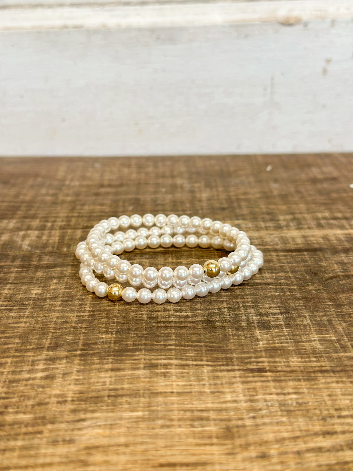 Classic Pearl 6mm Bead Bracelet