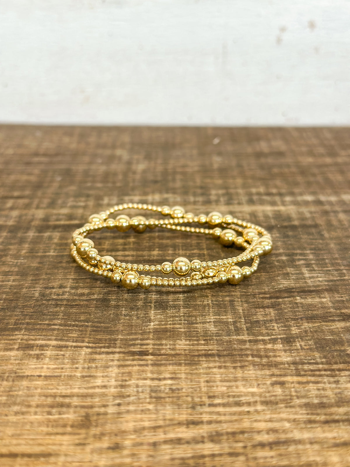 Purpose Gold 6mm Bead Bracelet