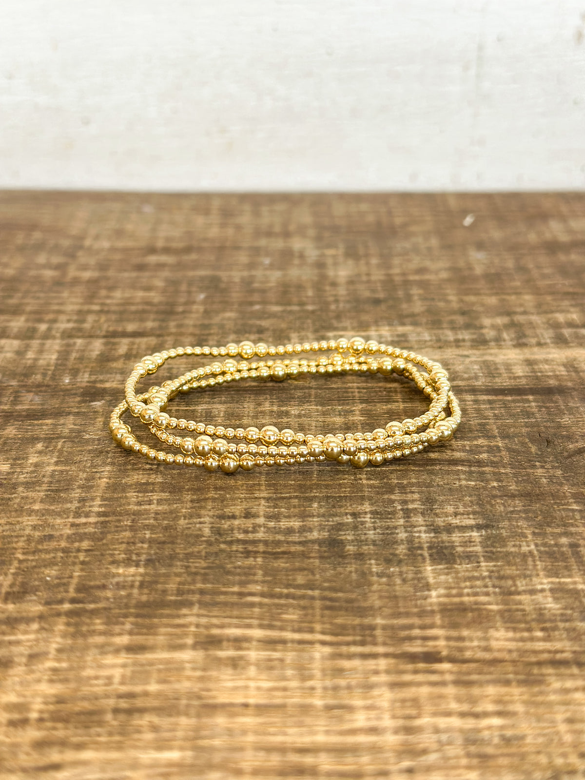 Purpose Gold 4mm Bead Bracelet