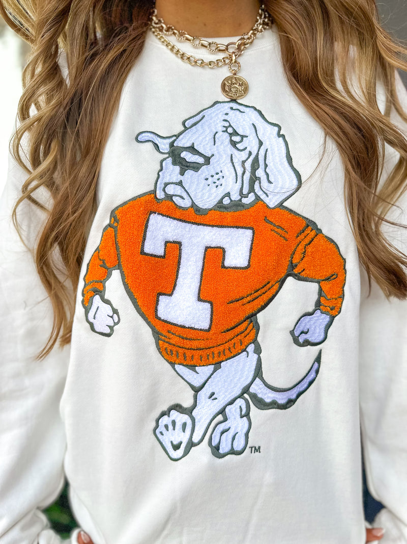 Tennessee Mascot Chenille Comfort Crew