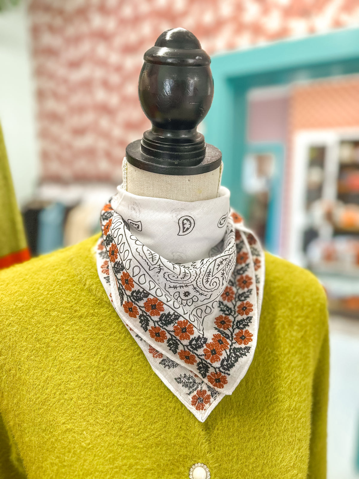 Frilly's Burnt Orange Scarf