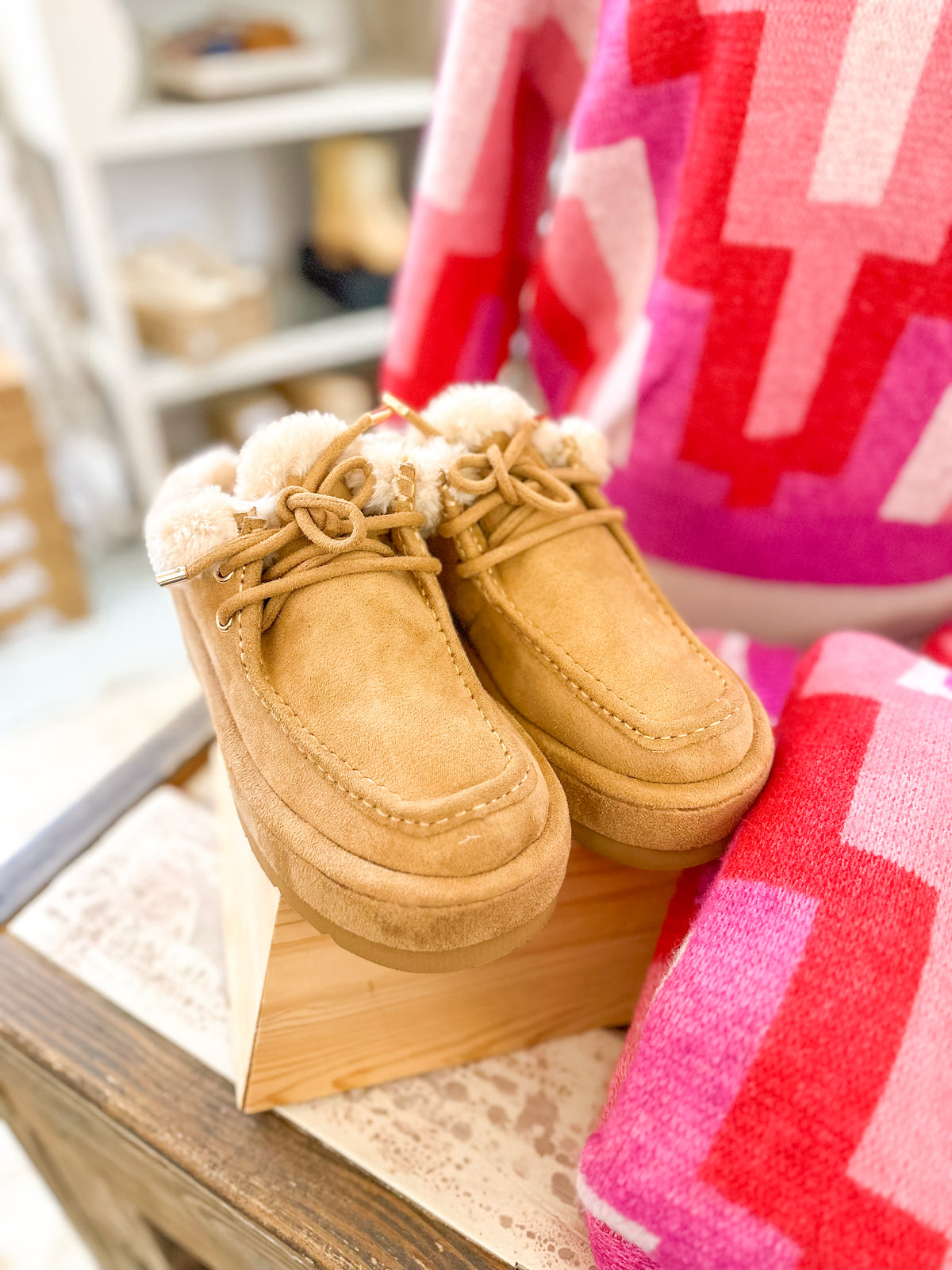 Tulsa Camel Suede Clog