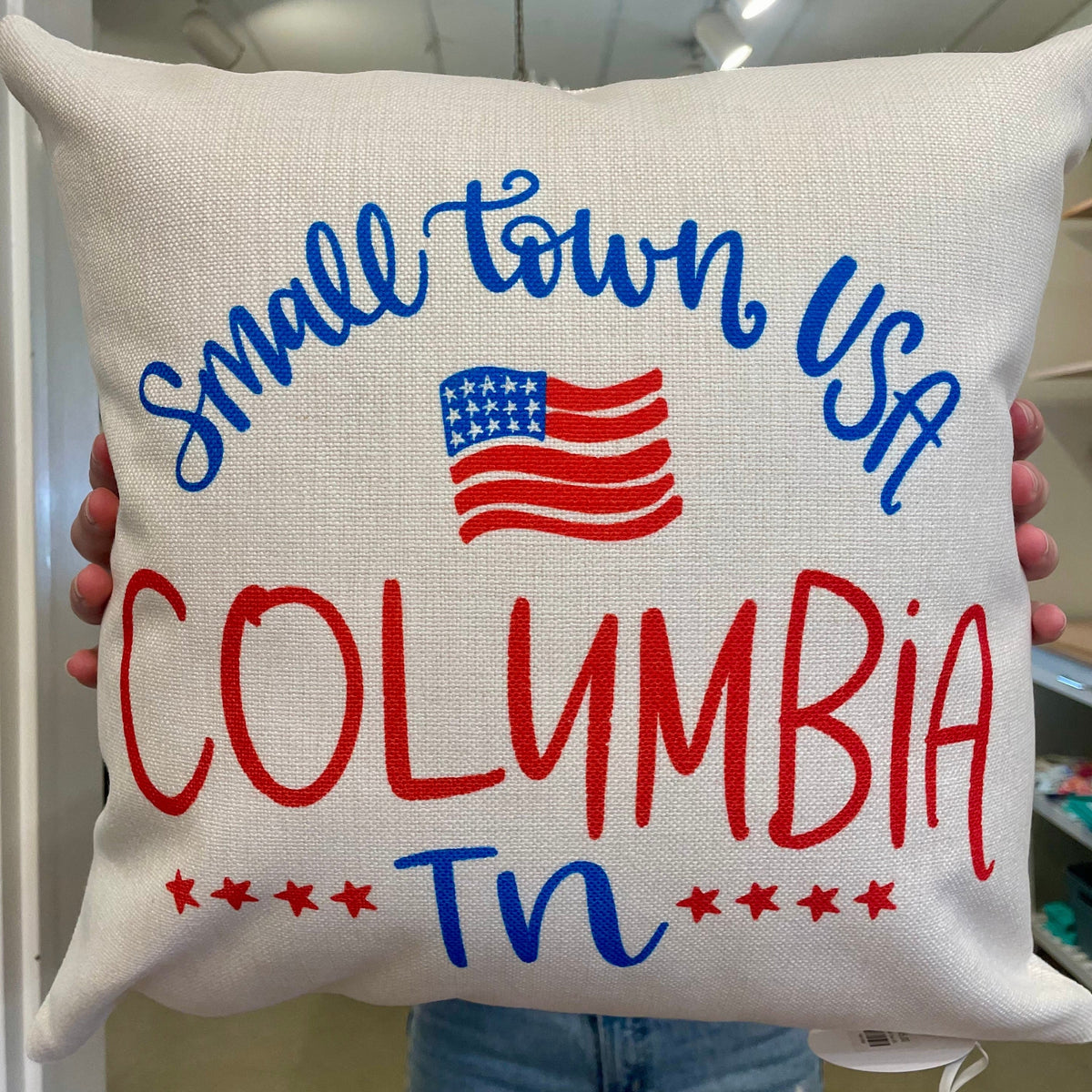 Small Town USA Pillow