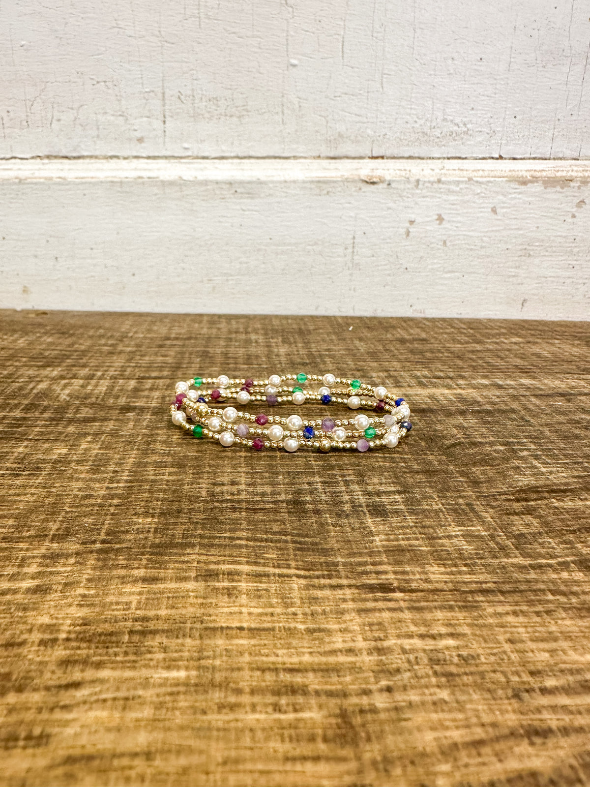 Pearl Sincerity Pattern 4mm Bead Bracelet - Hot Mess FW25