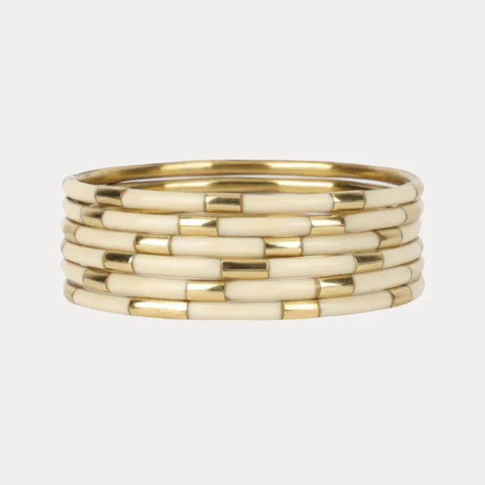 Veda Bangles - Ivory