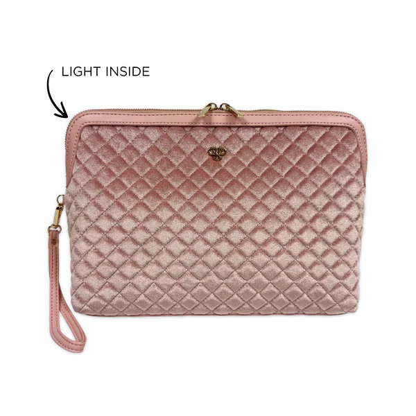 Litt Makeup Case - Blush Velvet
