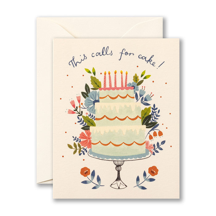 This Calls for Cake - Greeting Card