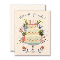 This Calls for Cake - Greeting Card