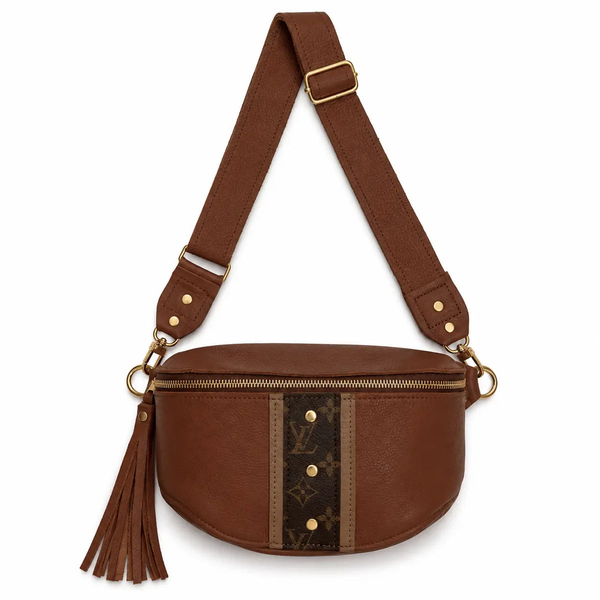 Upcycled LV Britt Belt Bag - Sienna Leather