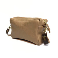Upcycled LV Val Shoulder Bag - Bronze Leather