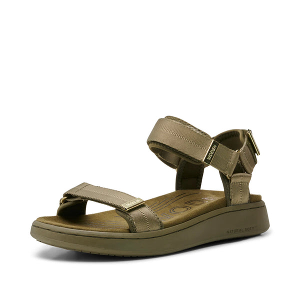 Line Sandal | Dark Olive