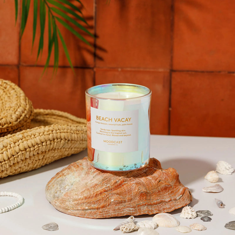 Beach Vacay Moodcast Iridescent Candle - 8oz